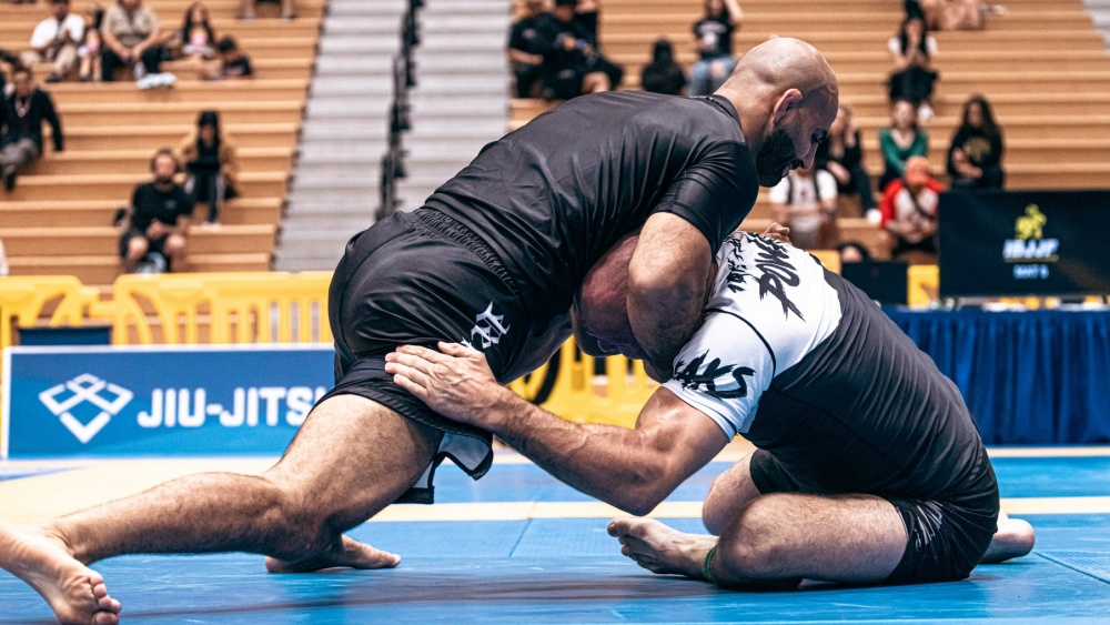 BJJ and wrestling training